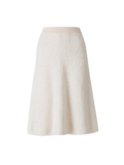 Shop Proenza Schouler Frayed Knitted Skirt In White