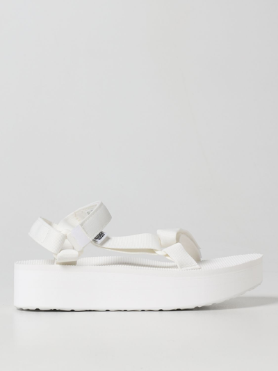 Shop Teva Flat Sandals  Women In White