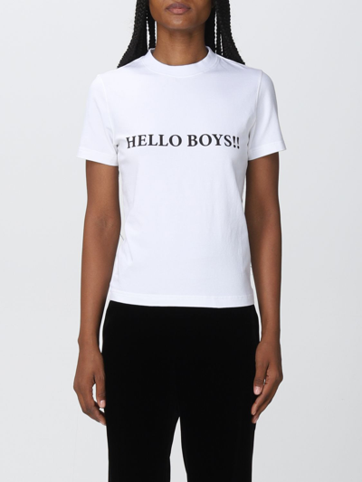 Shop Vetements T-shirt Vtmnts Woman Color White