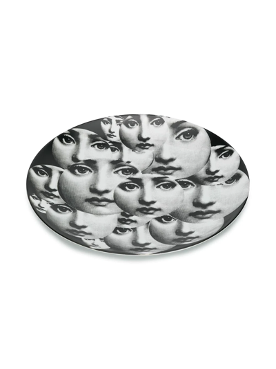 Fornasetti Tema E Variazioni Wall Plate In Black