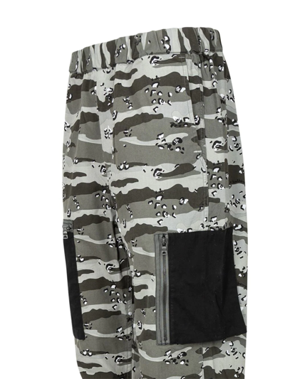 A Bathing Ape Desert Camo Cargo Pants In Grey
