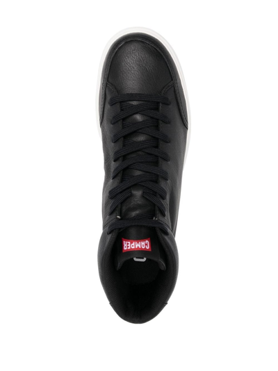 Shop Camper Lace-up High-top Sneakers In Black