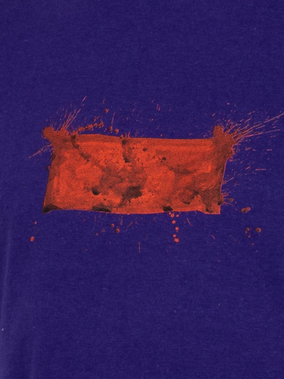 Supreme X Ralph Steadman Box Logo T-shirt In Purple