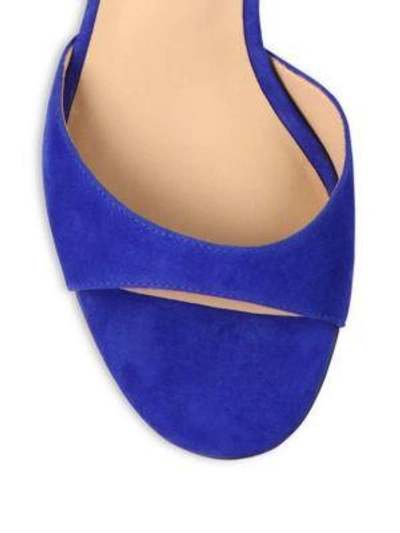 Shop Diane Von Furstenberg Rimini Suede Lace-up Sandals In Nude
