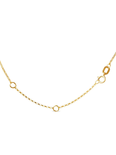 Shop Yoko London 18kt Yellow Gold Classic 11mm Tahitian Pearl Pendant Necklace
