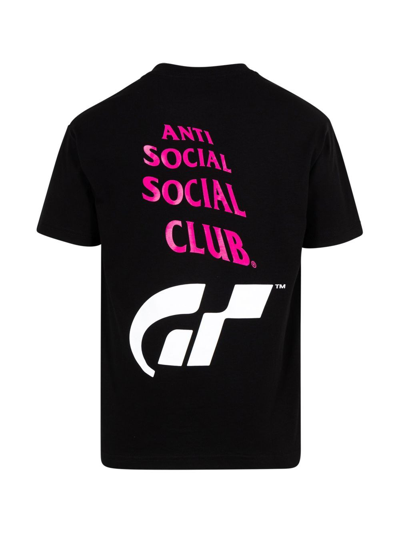 Shop Anti Social Social Club X Gran Turismo Gt500 Graphic-print T-shirt In Black