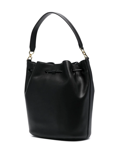 Shop Lauren Ralph Lauren Andie Satchel Bag In Black