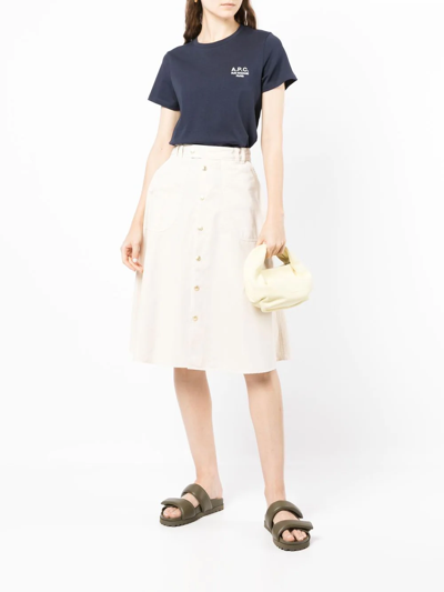 Apc A.p.c. T-shirts And Polos In Blue