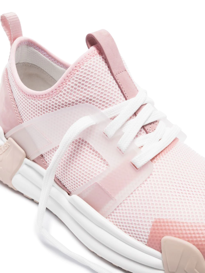 Shop Moncler Lunarove Low-top Sneakers In Pink