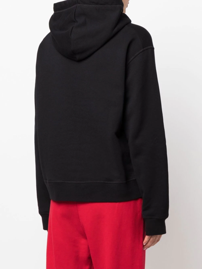 Dsquared2 Icon Logo Hooded Sweatshirt In Schwarz