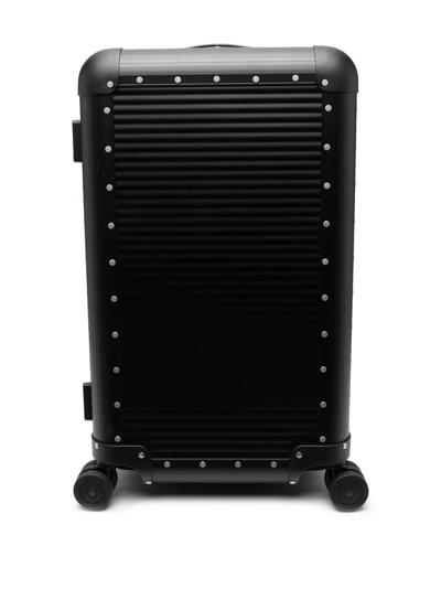 Shop Fpm Milano Trunk On Wheels 65 Suitcase In Black