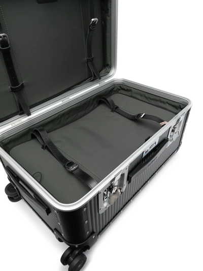 Shop Fpm Milano Trunk On Wheels 65 Suitcase In Black