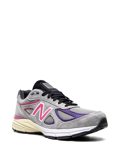 New Balance 990 V4 Low-top Sneakers In Grey