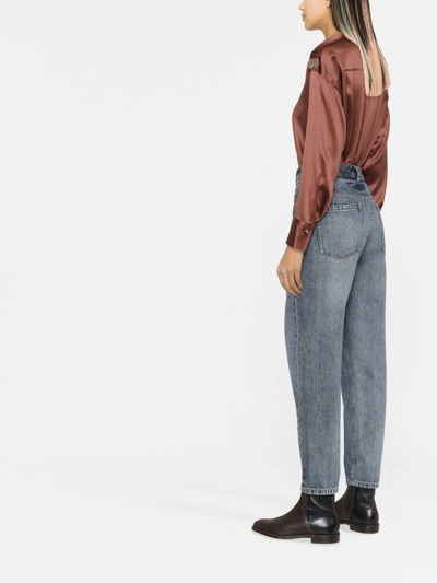 Brunello Cucinelli Monili Chain Detail Shirt In Brown