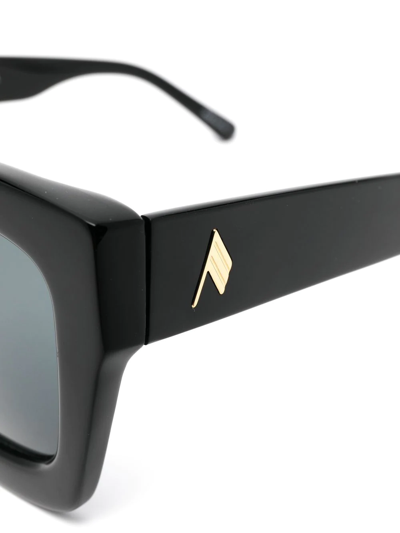 Shop Attico X The  Selma Sunglasses In Black
