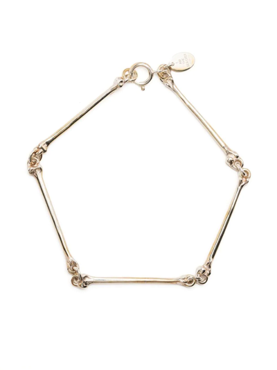 Takahiromiyashita The Soloist Bar-link Chain Bracelet In Silber