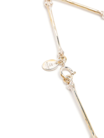 Takahiromiyashita The Soloist Bar-link Chain Bracelet In Silber