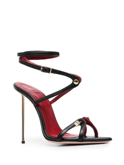 Shop Hardot Her Strappy Sandals In Schwarz