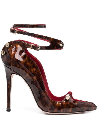 Shop Hardot Harlot Tortoiseshell-effect Pumps In Braun