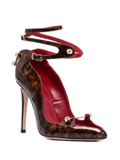 Hardot Harlot Tortoiseshell-effect Pumps In Braun