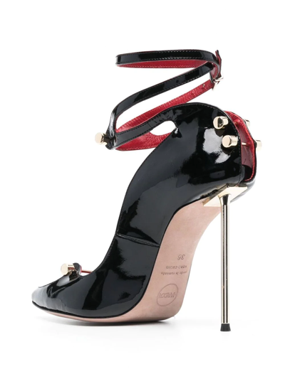 Hardot Harlot Leather Pumps In Schwarz