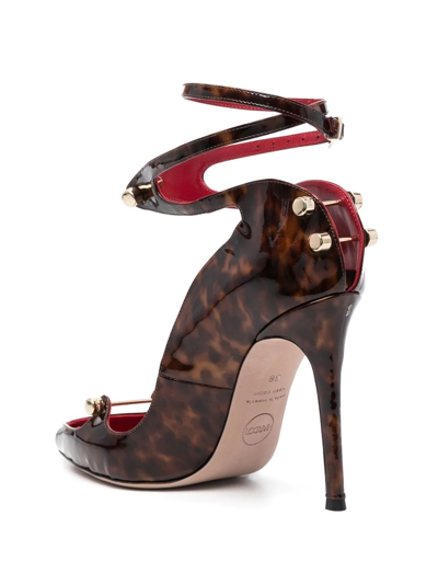Hardot Harlot Tortoiseshell-effect Pumps In Braun