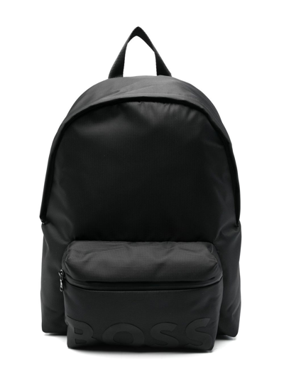 Shop Bosswear Logo-print Backpack In Black