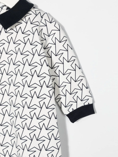 Golden Goose Star-print Babygrow Set In White