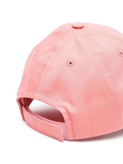 Palm Angels Logo-embroidered Baseball Cap In Pink