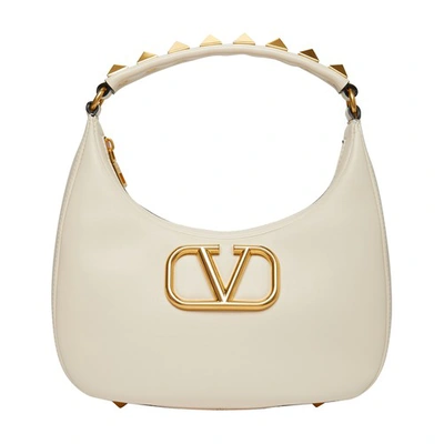 Shop Valentino Stud Sign Hobo Bag In I16