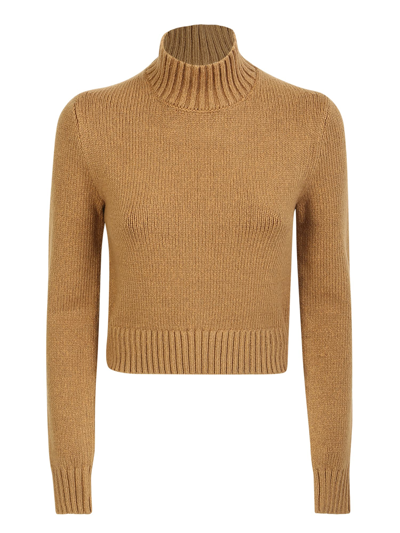 Shop Burberry Sweater In Brown