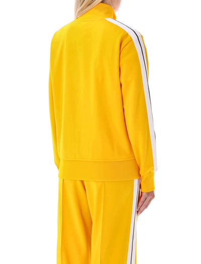Shop Palm Angels Classic Track Jacket In Yellow