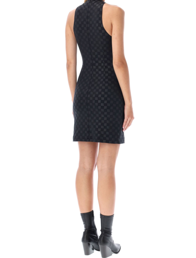 Shop Misbhv Monogram Lara Mini Dress In Black