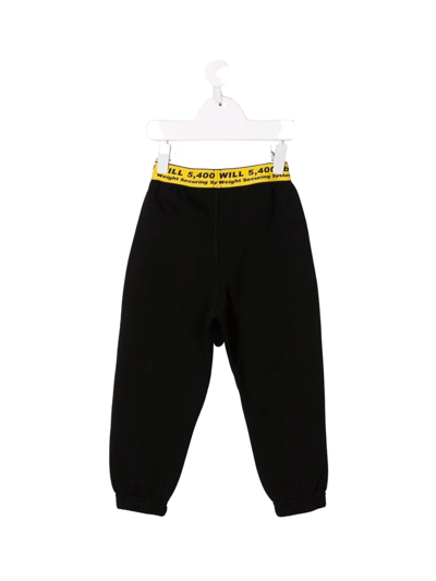 Shop Off-white Off Industrial Sweatpant In Black Yellow