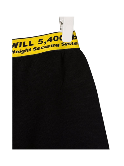 Shop Off-white Off Industrial Sweatpant In Black Yellow