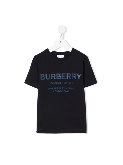 Shop Burberry Bristle Tee Cb Jerseywear In Midnight