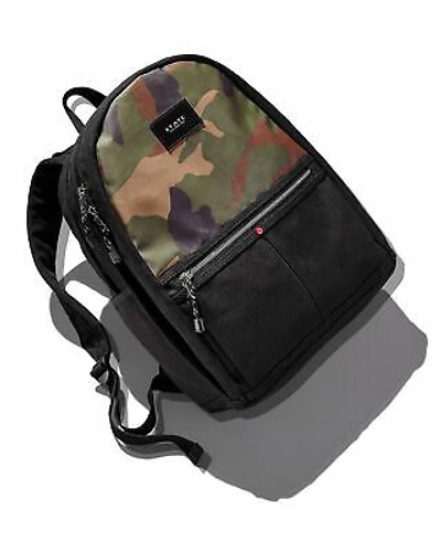 Pre-owned State Bag Canvas Nevins Backpack, Camo/black