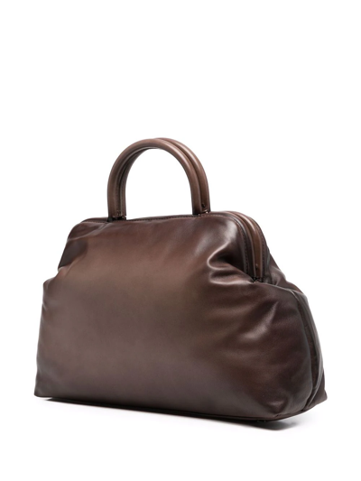 Officine Creative Helmet 35 Tote Bag In Brown