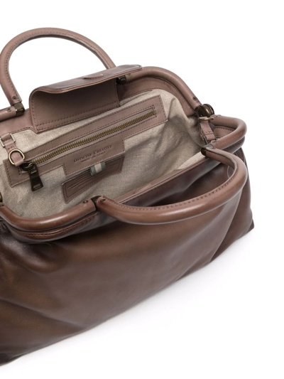 Officine Creative Helmet 35 Tote Bag In Brown