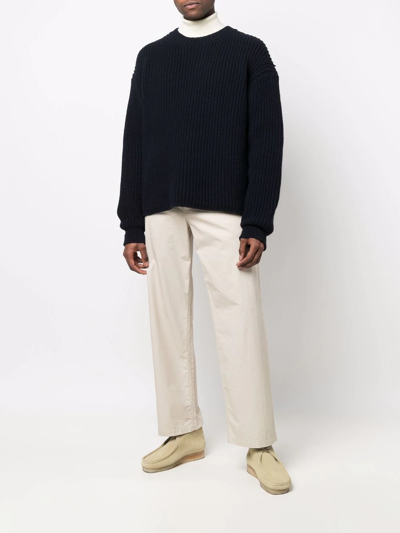 Nanushka Crew-neck Cashmere Jumper In Blue