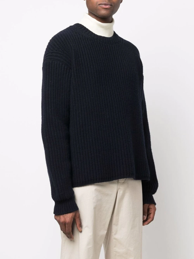 Nanushka Crew-neck Cashmere Jumper In Blue