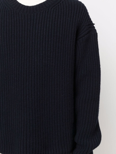 Nanushka Crew-neck Cashmere Jumper In Blue