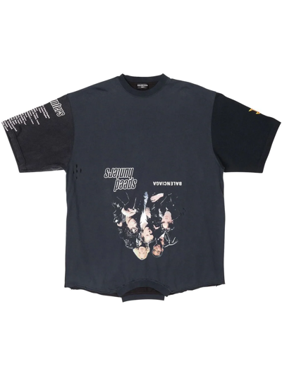 Shop Balenciaga Speed Hunter Upside Down T-shirt In Black