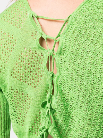 Shop Roberta Einer Loona Knit Top In Green