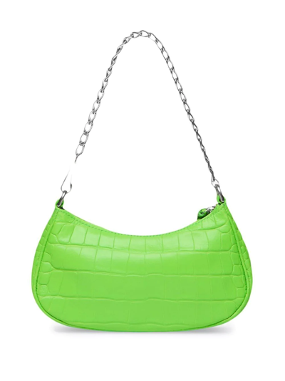 Shop Balenciaga Le Cagole Mini Shoulder Bag In Green