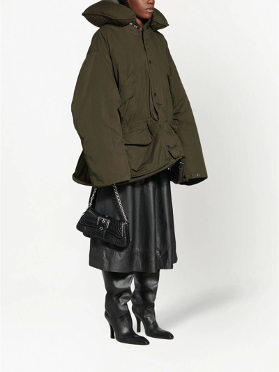Shop Balenciaga Lindsay Small Shoulder Bag In Black