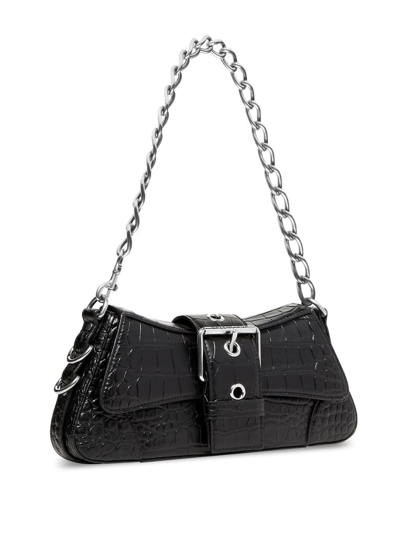 Shop Balenciaga Lindsay Small Shoulder Bag In Black