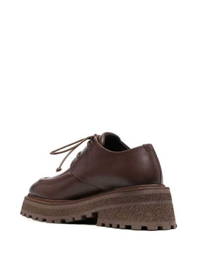 Marsèll Carro Chunky Derby Shoes In Brown