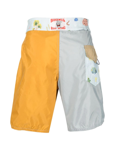 Nick Fouquet 311  X Birdwell Board Shorts In Multicolour