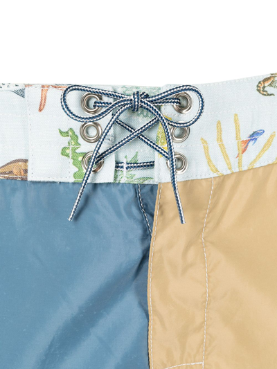 Shop Nick Fouquet 311  X Birdwell Board Shorts In Multicolour